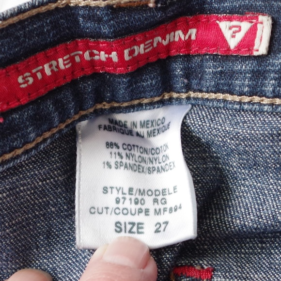 Guess Jeans Tapered Leg Traditional Denim- Sz. 27 - Picture 3 of 3